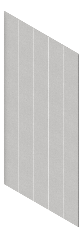 3D Presentation Image of Panel Acoustic AutexAU Groove V1 DoubleSpaced Savoye