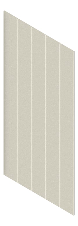 3D Presentation Image of Panel Acoustic AutexAU Groove V1 DoubleSpaced Terrace