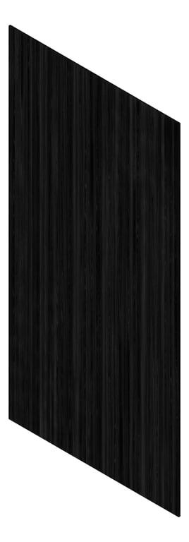 3D Presentation Image of Panel Acoustic AutexAU Groove V1 DoubleSpaced YakisugiBlack