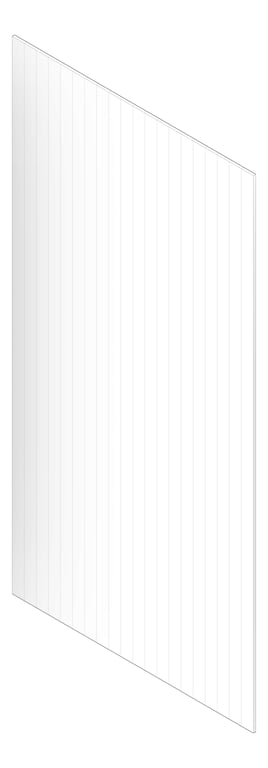 3D Documentation Image of Panel Acoustic AutexAU Groove V1 HalfSpaced Cavalier