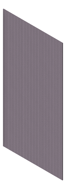 3D Presentation Image of Panel Acoustic AutexAU Groove V1 HalfSpaced Cavalier