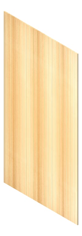 3D Presentation Image of Panel Acoustic AutexAU Groove V1 HalfSpaced Eucalyptus