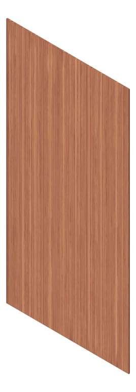 3D Presentation Image of Panel Acoustic AutexAU Groove V1 HalfSpaced GreyIronbark