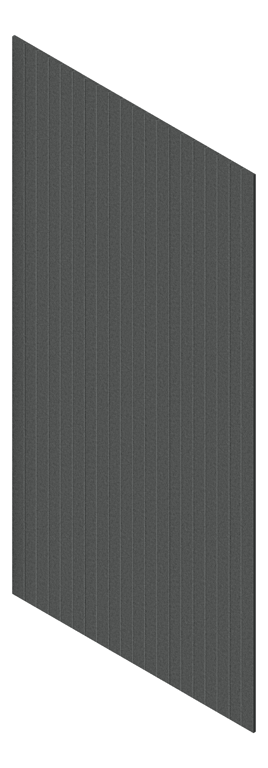 3D Presentation Image of Panel Acoustic AutexAU Groove V1 HalfSpaced Herald