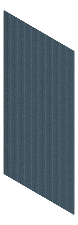 3D Presentation Image of Panel Acoustic AutexAU Groove V1 HalfSpaced Muralla