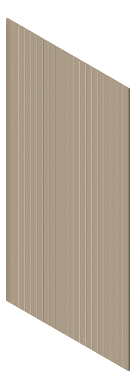 3D Presentation Image of Panel Acoustic AutexAU Groove V1 HalfSpaced Parthenon
