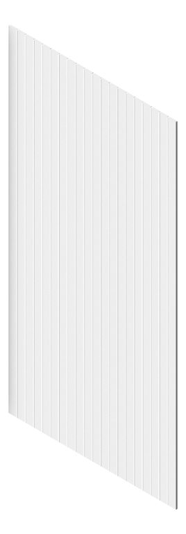 3D Presentation Image of Panel Acoustic AutexAU Groove V1 HalfSpaced Pavilion