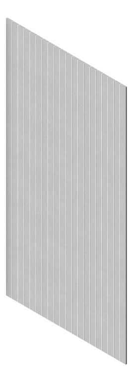 3D Presentation Image of Panel Acoustic AutexAU Groove V1 HalfSpaced Savoye