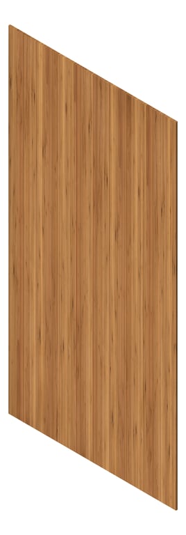 3D Presentation Image of Panel Acoustic AutexAU Groove V1 TypicalSpaced BlackWalnut