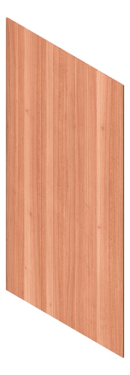 3D Presentation Image of Panel Acoustic AutexAU Groove V1 TypicalSpaced BlueGum