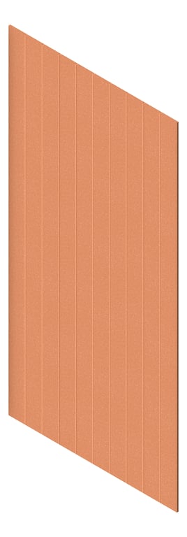 3D Presentation Image of Panel Acoustic AutexAU Groove V1 TypicalSpaced Canyon