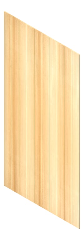 3D Presentation Image of Panel Acoustic AutexAU Groove V1 TypicalSpaced Eucalyptus