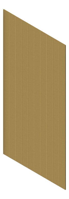 3D Presentation Image of Panel Acoustic AutexAU Groove V1 TypicalSpaced Highland