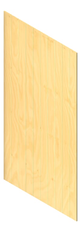 3D Presentation Image of Panel Acoustic AutexAU Groove V1 TypicalSpaced HoopPine