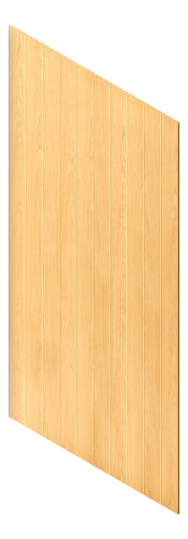 3D Presentation Image of Panel Acoustic AutexAU Groove V1 TypicalSpaced Oak