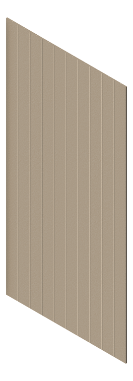 3D Presentation Image of Panel Acoustic AutexAU Groove V1 TypicalSpaced Parthenon