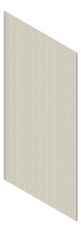 3D Presentation Image of Panel Acoustic AutexAU Groove V1 TypicalSpaced Terrace