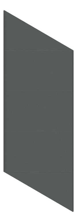 3D Presentation Image of Panel Acoustic AutexAU Groove V2 DoubleSpaced Caspian