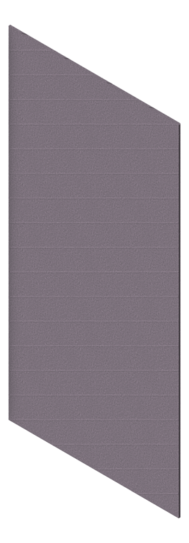 3D Presentation Image of Panel Acoustic AutexAU Groove V2 HalfSpaced Cavalier