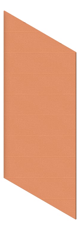 3D Presentation Image of Panel Acoustic AutexAU Groove V2 TypicalSpaced Canyon