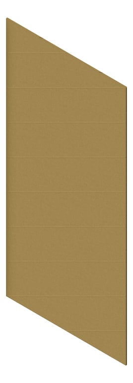 3D Presentation Image of Panel Acoustic AutexAU Groove V2 TypicalSpaced Highland