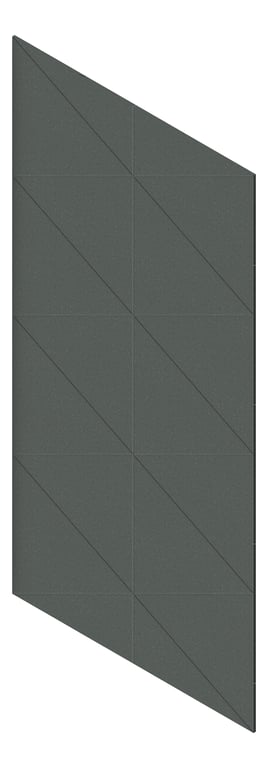 3D Presentation Image of Panel Acoustic AutexAU Groove V3 DoubleSpaced Caspian