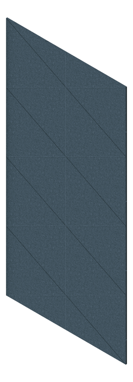 3D Presentation Image of Panel Acoustic AutexAU Groove V3 DoubleSpaced Muralla