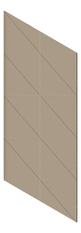 3D Presentation Image of Panel Acoustic AutexAU Groove V3 DoubleSpaced Parthenon