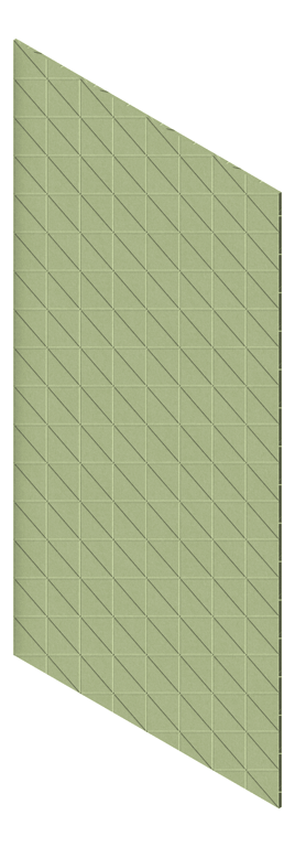 3D Presentation Image of Panel Acoustic AutexAU Groove V3 HalfSpaced Acros