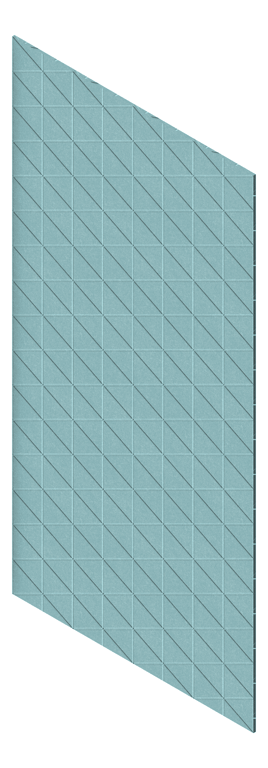 3D Presentation Image of Panel Acoustic AutexAU Groove V3 HalfSpaced FallingWater