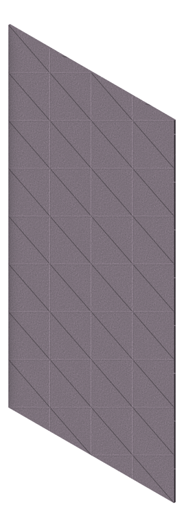 3D Presentation Image of Panel Acoustic AutexAU Groove V3 TypicalSpaced Cavalier