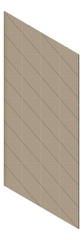 3D Presentation Image of Panel Acoustic AutexAU Groove V3 TypicalSpaced Parthenon