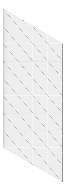 3D Presentation Image of Panel Acoustic AutexAU Groove V3 TypicalSpaced Pavilion