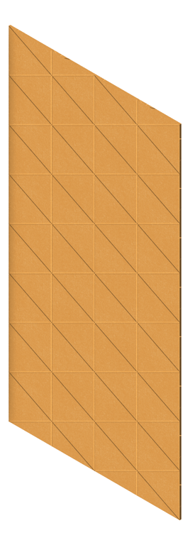 3D Presentation Image of Panel Acoustic AutexAU Groove V3 TypicalSpaced Senado