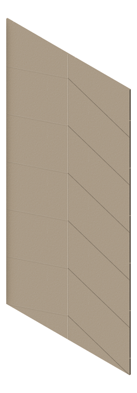 3D Presentation Image of Panel Acoustic AutexAU Groove V4 DoubleSpaced Parthenon