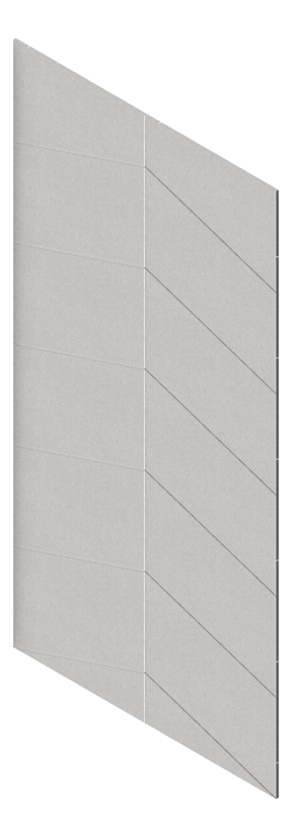 3D Presentation Image of Panel Acoustic AutexAU Groove V4 DoubleSpaced Savoye