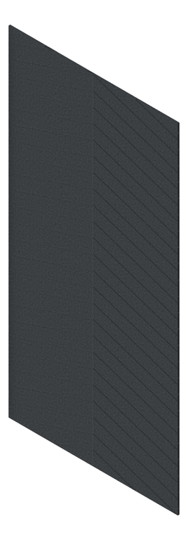3D Presentation Image of Panel Acoustic AutexAU Groove V4 HalfSpaced Empire