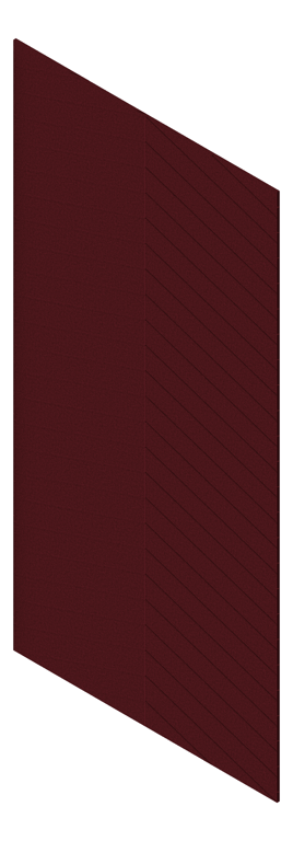 3D Presentation Image of Panel Acoustic AutexAU Groove V4 HalfSpaced Sargazo