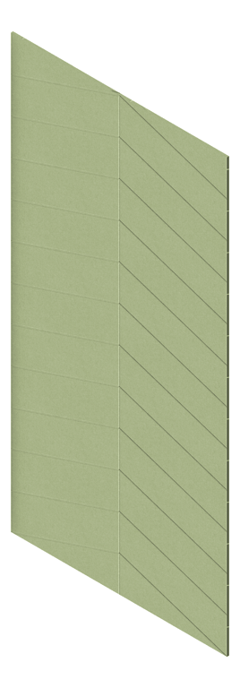 3D Presentation Image of Panel Acoustic AutexAU Groove V4 TypicalSpaced Acros