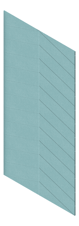 3D Presentation Image of Panel Acoustic AutexAU Groove V4 TypicalSpaced FallingWater