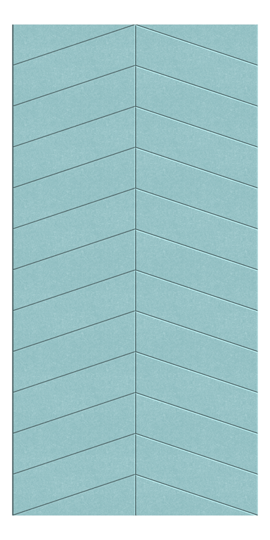 Front Image of Panel Acoustic AutexAU Groove V4 TypicalSpaced FallingWater