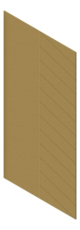 3D Presentation Image of Panel Acoustic AutexAU Groove V4 TypicalSpaced Highland