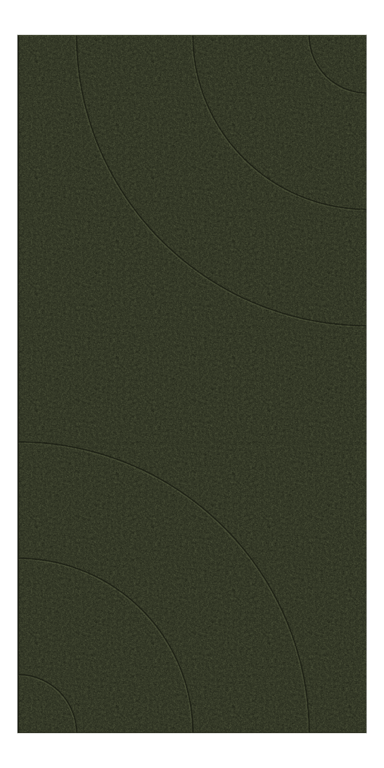 Front Image of Panel Acoustic AutexAU Groove V5 DoubleSpaced Gherkin