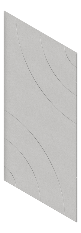 3D Presentation Image of Panel Acoustic AutexAU Groove V5 DoubleSpaced Savoye