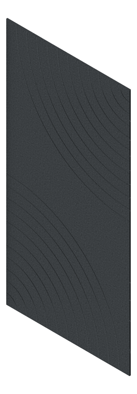 3D Presentation Image of Panel Acoustic AutexAU Groove V5 HalfSpaced Empire
