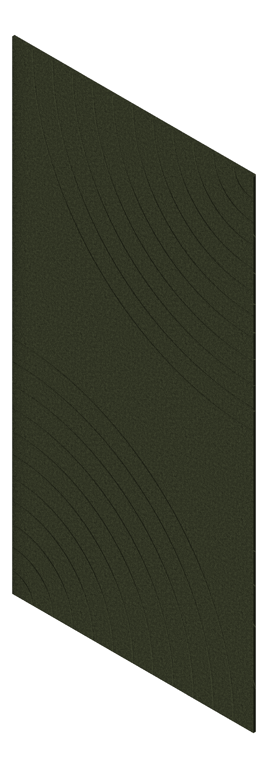 3D Presentation Image of Panel Acoustic AutexAU Groove V5 HalfSpaced Gherkin