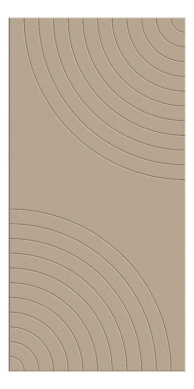 Front Image of Panel Acoustic AutexAU Groove V5 HalfSpaced Parthenon