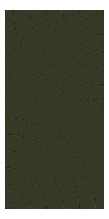 Front Image of Panel Acoustic AutexAU Groove V5 TypicalSpaced Gherkin