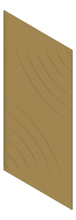 3D Presentation Image of Panel Acoustic AutexAU Groove V5 TypicalSpaced Highland