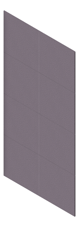3D Presentation Image of Panel Acoustic AutexAU Groove V6 DoubleSpaced Cavalier